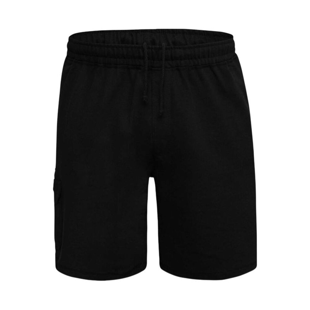Duke Mens D555 John Cotton Lightweight Kingsize Cargo Shorts / Black